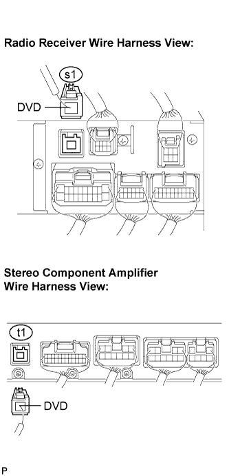 Lexus Is250, Is220D. Gse20 Ale20.Audio Visual.Audio And Visual System.Audio And Visual System  Dvd Sound Signal Circuit Between Radio Receiver And Stereo Component Amplifier