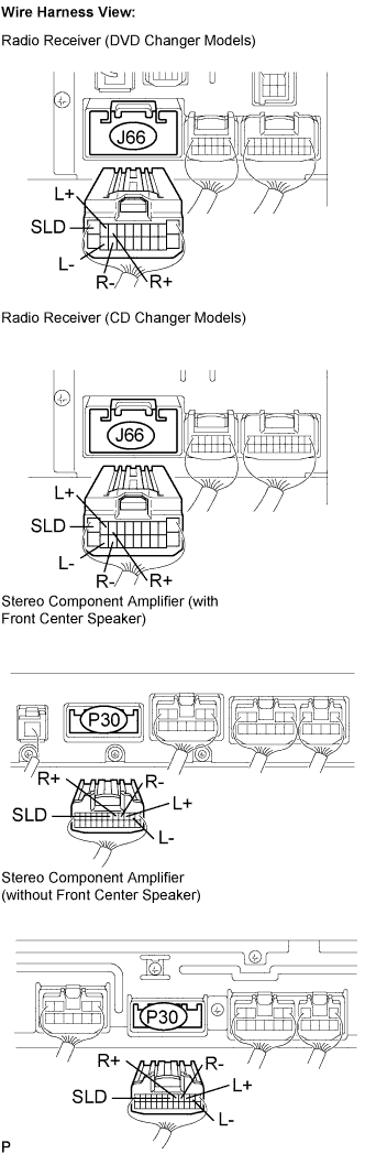 Lexus Is250, Is220D. Gse20 Ale20.Audio Visual.Audio And Visual System.Audio And Visual System  Sound Signal Circuit Between Radio Receiver And Stereo Component Amplifier