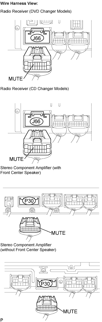 Lexus Is250, Is220D. Gse20 Ale20.Audio Visual.Audio And Visual System.Audio And Visual System  Mute Signal Circuit Between Radio Receiver And Stereo Component Amplifier