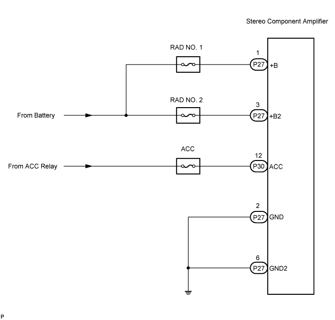 Lexus Is250, Is220D. Gse20 Ale20.Audio Visual.Audio And Visual System.Audio And Visual System  Stereo Component Amplifier Power Source Circuit