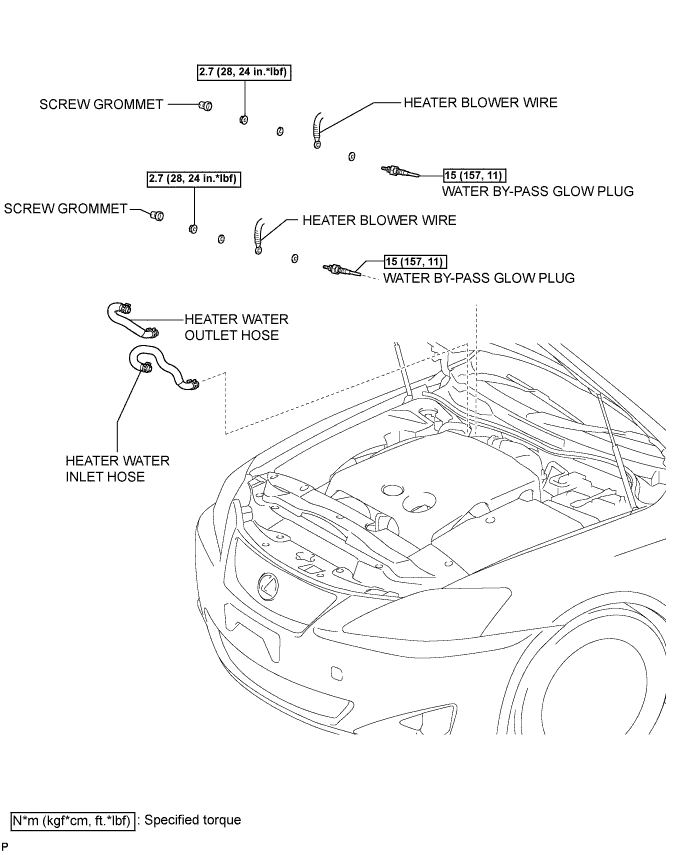 Lexus Is250, Is220D. Gse20 Ale20.Air Conditioning.Air Conditioning System.Heater Glow Plug  Components