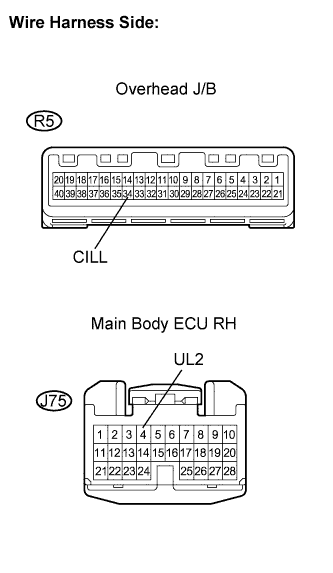 Lexus Is250, Is220D. Gse20 Ale20.Lighting.Lighting System.Lighting System  Interior Light Switch Signal Circuit