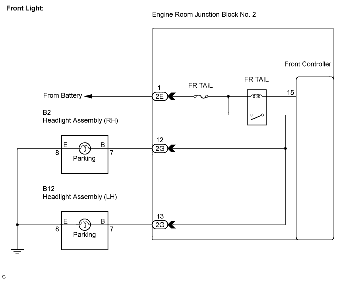 Lexus Is250, Is220D. Gse20 Ale20.Lighting.Lighting System.Lighting System  Taillight Circuit
