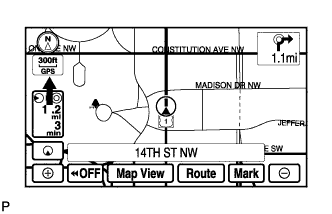 Lexus Is250, Is220D. Gse20 Ale20.Navigation.Navigation System.Navigation System  Vehicle Position Mark Deviates Greatly