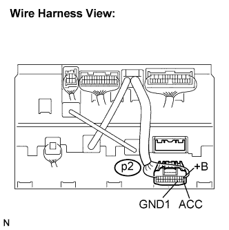 Lexus Is250, Is220D. Gse20 Ale20.Navigation.Navigation System.Navigation System  Navigation Ecu Power Source Circuit