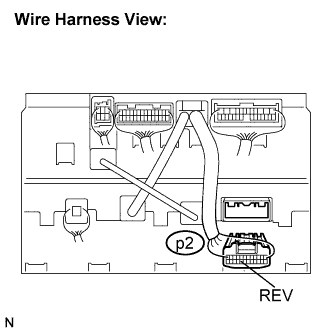 Lexus Is250, Is220D. Gse20 Ale20.Navigation.Navigation System.Navigation System  Reverse Signal Circuit