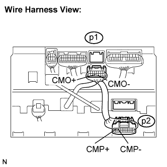 Lexus Is250, Is220D. Gse20 Ale20.Navigation.Navigation System.Navigation System  Rds-Tmc Signal Circuit Between Radio Receiver And Navigation Ecu