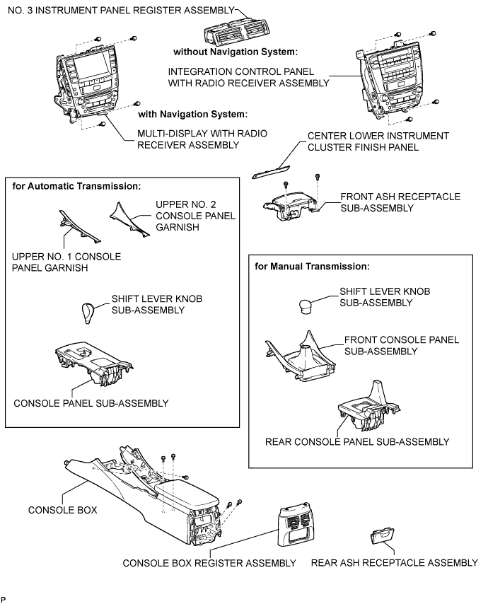Lexus Is250, Is220D. Gse20 Ale20.Audio Visual.Audio And Visual System.Radio Receiver  Components