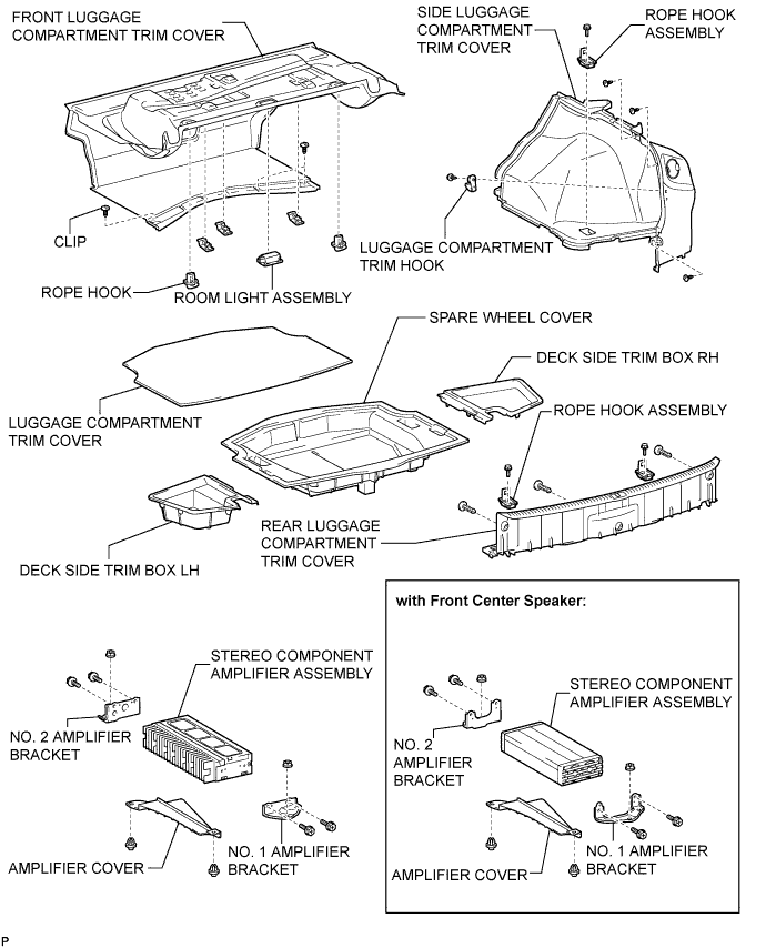 Lexus Is250, Is220D. Gse20 Ale20.Audio Visual.Audio And Visual System.Stereo Component Amplifier  Components