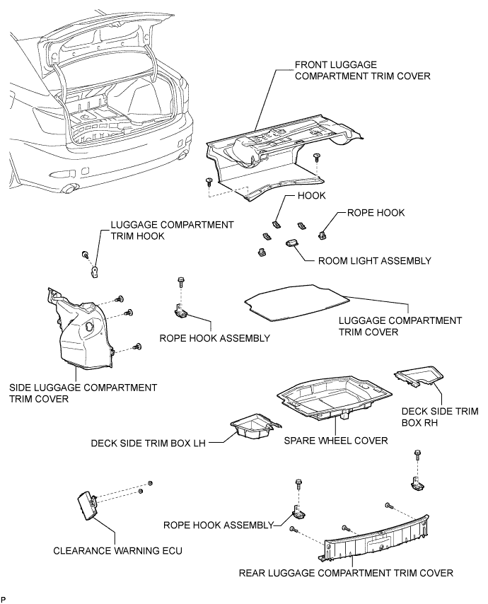 Lexus Is250, Is220D. Gse20 Ale20.Park Assist Monitoring.Clearance Sonar System.Clearance Warning Ecu  Components