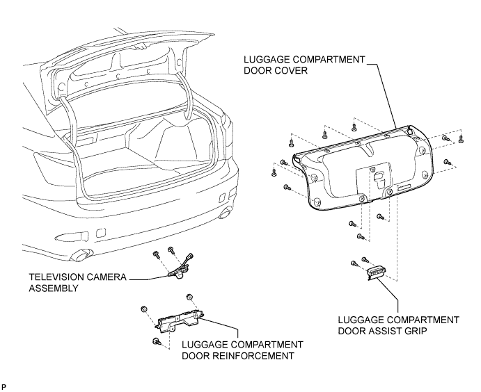 Lexus Is250, Is220D. Gse20 Ale20.Park Assist Monitoring.Clearance Sonar System.Television Camera  Components