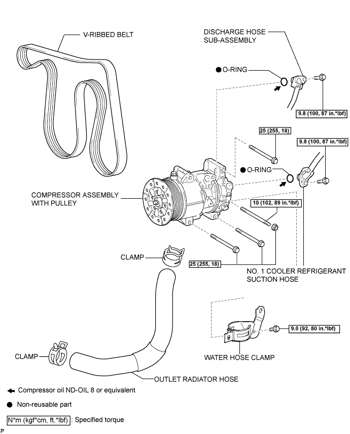 Lexus Is250, Is220D. Gse20 Ale20.Air Conditioning.Air Conditioning System.Compressor And Pulley (For 2Ad-Fhv)  Components