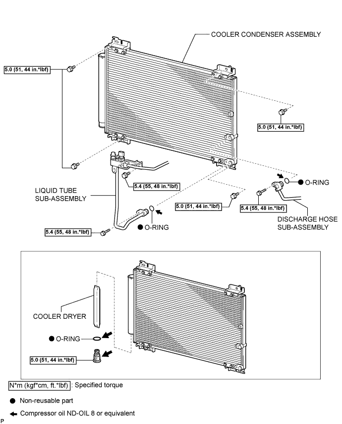 Lexus Is250, Is220D. Gse20 Ale20.Air Conditioning.Air Conditioning System.Condenser (For 2Ad-Fhv)  Components