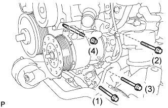 Lexus Is250, Is220D. Gse20 Ale20.Air Conditioning.Air Conditioning System.Compressor And Pulley (For 2Ad-Fhv)  Installation