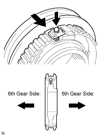 Lexus Is250, Is220D. Gse20 Ale20.Ra62 Manual Transmission.Manual Transmission System.Input Shaft  Reassembly