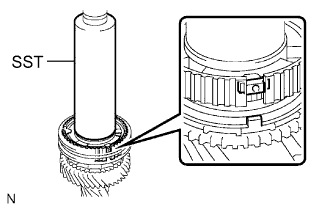 Lexus Is250, Is220D. Gse20 Ale20.Ra62 Manual Transmission.Manual Transmission System.Input Shaft  Reassembly