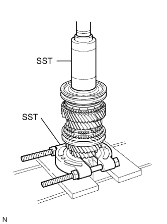 Lexus Is250, Is220D. Gse20 Ale20.Ra62 Manual Transmission.Manual Transmission System.Input Shaft  Reassembly