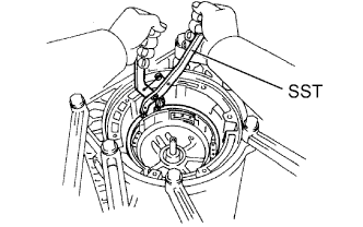 Toyota Fortuner. Ggn50, 60 Kun51, 61 Tgn51 Lan50.A340E Automatic Transmission.Automatic Transmission Unit.Automatic Transmission Unit  Disassembly