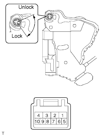Toyota Fortuner. Ggn50, 60 Kun51, 61 Tgn51 Lan50.Door Lock.Front Door Lock.Front Door Lock  Inspection