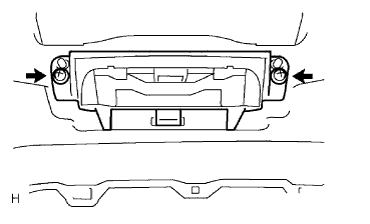 Toyota Fortuner. Ggn50, 60 Kun51, 61 Tgn51 Lan50.Instrument Panel.Lower Instrument Panel.Lower Instrument Panel  Disassembly