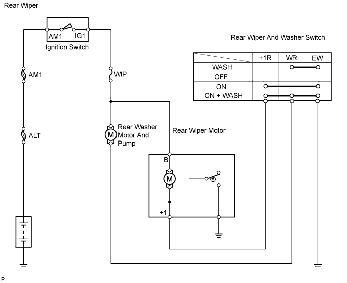 Toyota Fortuner. Ggn50, 60 Kun51, 61 Tgn51 Lan50.Wiper And Washer.Wiper And Washer System.Wiper And Washer System  System Diagram