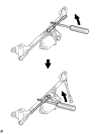 Toyota Fortuner. Ggn50, 60 Kun51, 61 Tgn51 Lan50.Wiper And Washer.Front Wiper Motor And Link.Front Wiper Motor And Link  Removal
