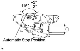 Toyota Fortuner. Ggn50, 60 Kun51, 61 Tgn51 Lan50.Wiper And Washer.Rear Wiper Motor.Rear Wiper Motor  Inspection
