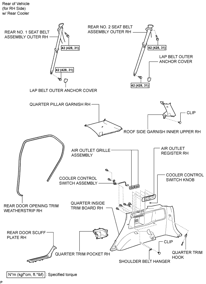 Toyota Fortuner. Ggn50, 60 Kun51, 61 Tgn51 Lan50.Audio Visual.Amplifier Antenna.Amplifier Antenna  Components