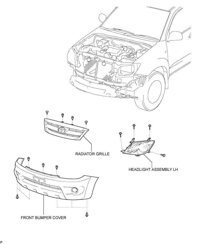 Toyota Fortuner. Ggn50, 60 Kun51, 61 Tgn51 Lan50.Lighting.Headlight Assembly (For Halogen Headlight).Headlight Assembly (For Halogen Headlight)  Components