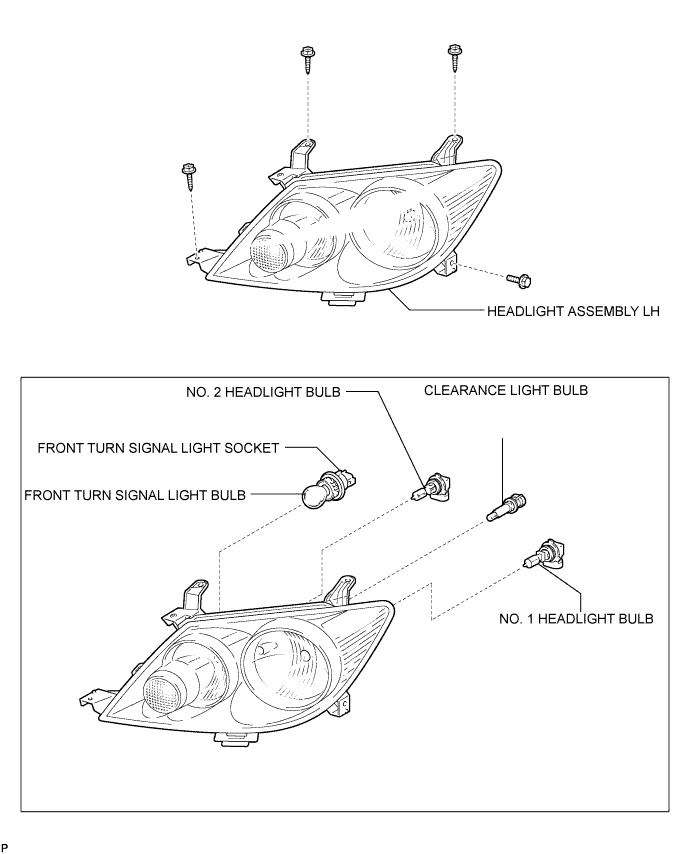 Toyota Fortuner. Ggn50, 60 Kun51, 61 Tgn51 Lan50.Lighting.Headlight Assembly (For Halogen Headlight).Headlight Assembly (For Halogen Headlight)  Components