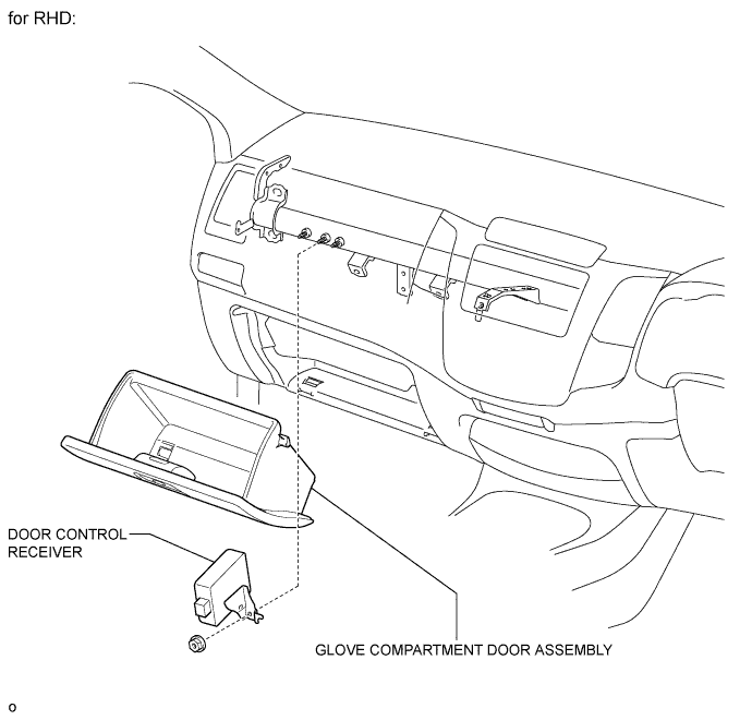 Toyota Fortuner. Ggn50, 60 Kun51, 61 Tgn51 Lan50.Door Lock.Door Control Receiver.Door Control Receiver  Components