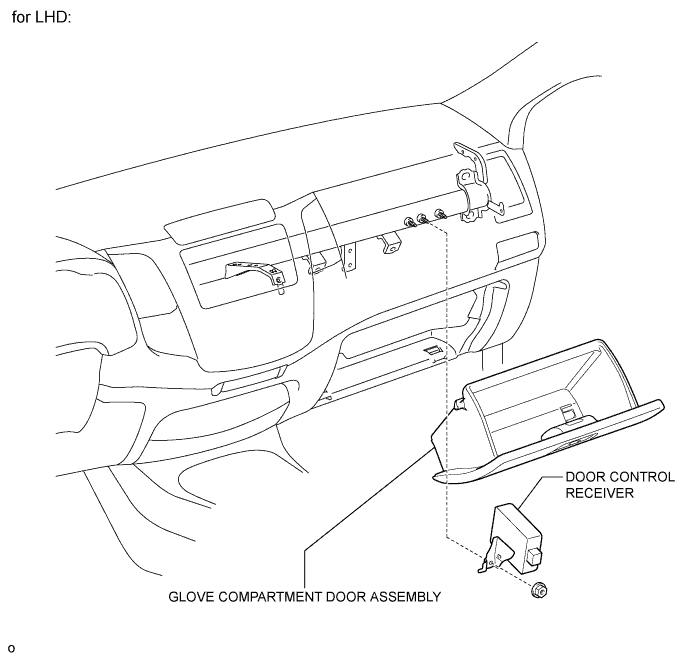 Toyota Fortuner. Ggn50, 60 Kun51, 61 Tgn51 Lan50.Door Lock.Door Control Receiver.Door Control Receiver  Components