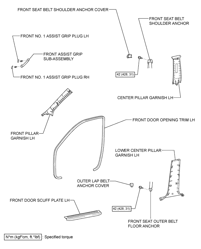 Toyota Fortuner. Ggn50, 60 Kun51, 61 Tgn51 Lan50.Interior.Roof Headlining.Roof Headlining  Components