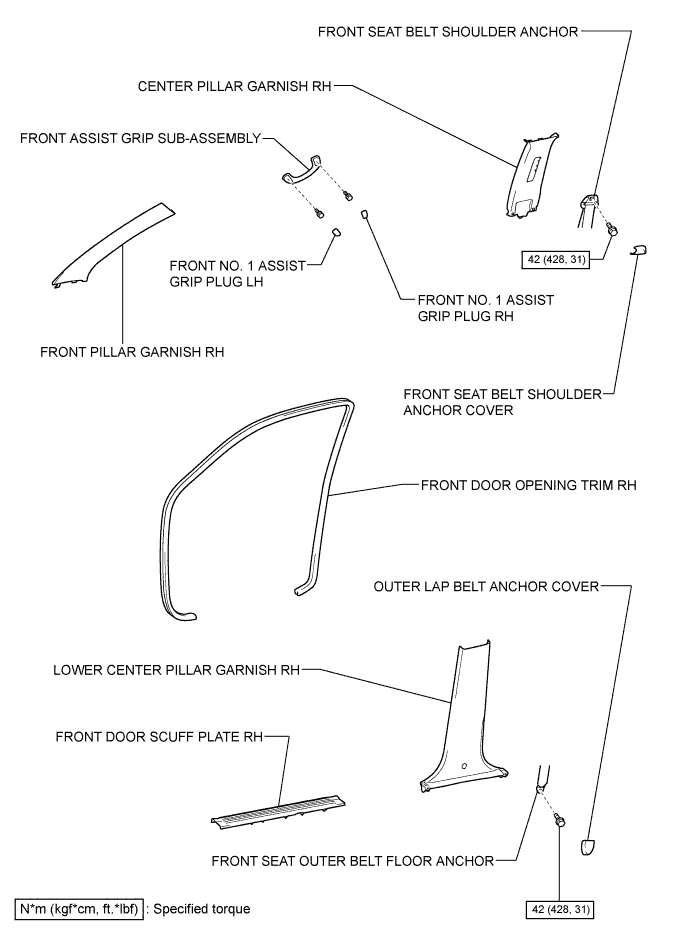 Toyota Fortuner. Ggn50, 60 Kun51, 61 Tgn51 Lan50.Interior.Roof Headlining.Roof Headlining  Components