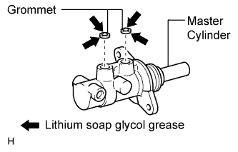 Toyota Fortuner. Ggn50, 60 Kun51, 61 Tgn51 Lan50.Brake.Brake Master Cylinder (W/ Vsc).Brake Master Cylinder (W/ Vsc)  Installation