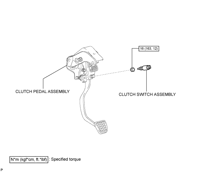 Toyota Fortuner. Ggn50, 60 Kun51, 61 Tgn51 Lan50.Cruise Control.Clutch Switch (For Rhd).Clutch Switch (For Rhd)  Components