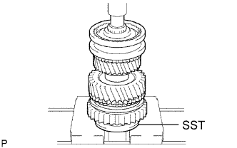 Toyota Fortuner. Ggn50, 60 Kun51, 61 Tgn51 Lan50.R150 R151 Manual Transmission.Output Shaft.Output Shaft  Installation