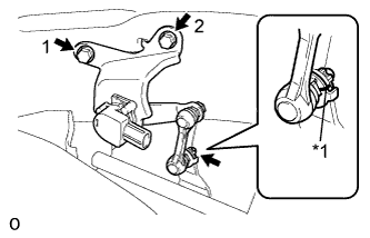 Toyota Fortuner. Ggn50, 60 Kun51, 61 Tgn51 Lan50.Lighting.Height Control Sensor.Height Control Sensor  Installation