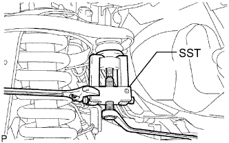 Toyota Fortuner. Ggn50, 60 Kun51, 61 Tgn51 Lan50.Suspension.Front Upper Suspension Arm.Front Upper Suspension Arm  Removal