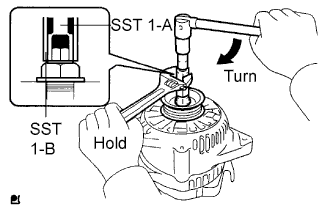 Yaris. Ncp93, 131.1Nz-Fe Battery Charging.Charging System (For Sedan).Generator (For Sedan)  Disassembly
