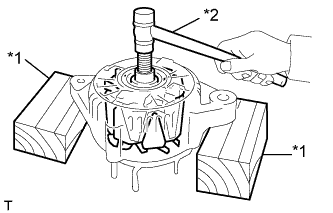 Yaris. Ncp93, 131.1Nz-Fe Battery Charging.Charging System (For Sedan).Generator (For Hatchback)  Disassembly
