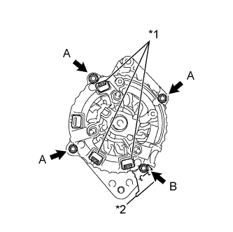 Yaris. Ncp93, 131.1Nz-Fe Battery Charging.Charging System (For Sedan).Generator (For Hatchback)  Disassembly