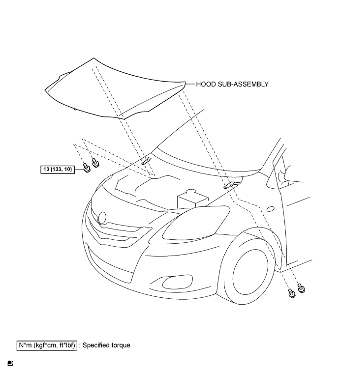 Yaris. Ncp93, 131.Front Suspension.Front Suspension System (For Sedan).Front Stabilizer Bar (For Sedan)  Components