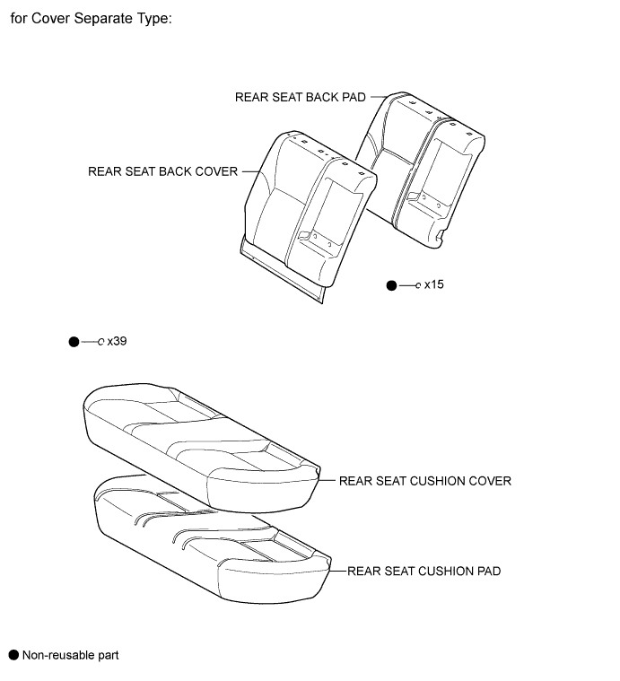 Yaris. Ncp93, 131.Seat.Front Seat Assembly (For Sedan).Rear Seat Assembly (For Sedan 60/40 Split Seat Type Rh Side)  Components