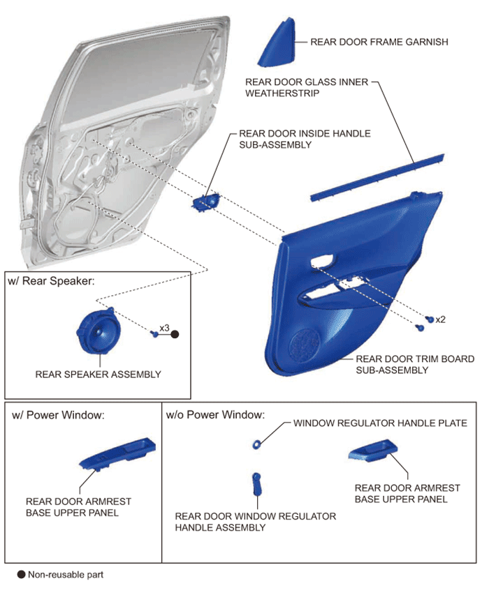 Yaris. Ncp93, 131.Door Hatch.Hood (For Sedan).Rear Door (For Hatchback)  Components