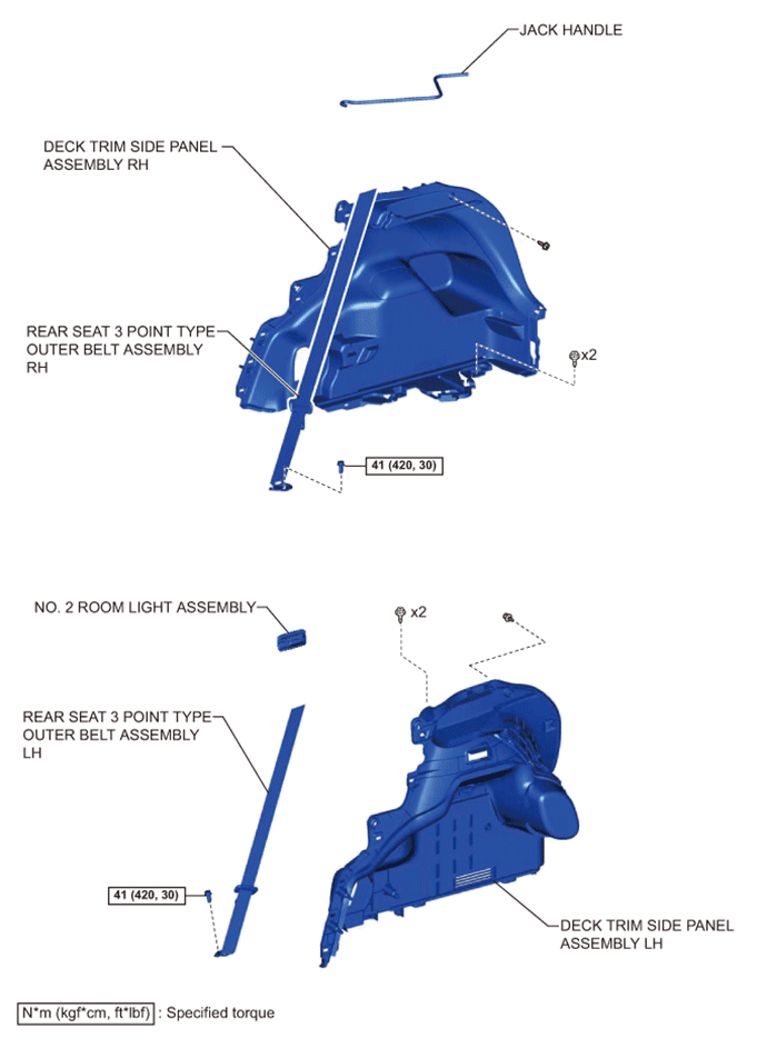 Yaris. Ncp93, 131.Seat Belt.Seat Belt Warning System (For Sedan).Child Restraint Seat Anchor Bracket (For Hatchback 3 Door)  Components