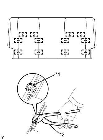 Yaris. Ncp93, 131.Seat.Front Seat Assembly (For Sedan).Rear Seat Assembly (For Hatchback Fold Down Seat Type)  Reassembly