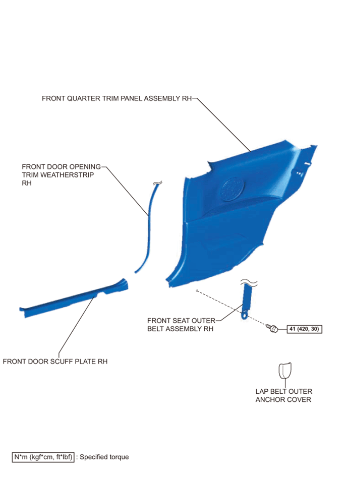 Yaris. Ncp93, 131.Seat Belt.Seat Belt Warning System (For Sedan).Child Restraint Seat Anchor Bracket (For Hatchback 3 Door)  Components