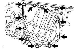 Yaris. Ncp93, 131.U340E Automatic Transmission Transaxle.Automatic Transaxle System (For Sedan).Automatic Transaxle Unit (For Hatchback)  Disassembly