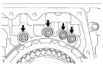 Yaris. Ncp93, 131.U340E Automatic Transmission Transaxle.Automatic Transaxle System (For Sedan).Automatic Transaxle Unit (For Hatchback)  Disassembly